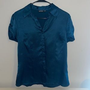 Satin button up